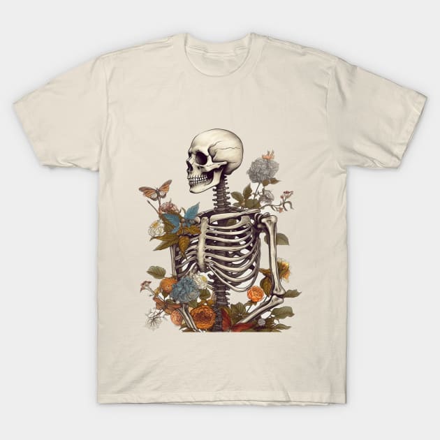 Botanical Bones T-Shirt by chromebeci